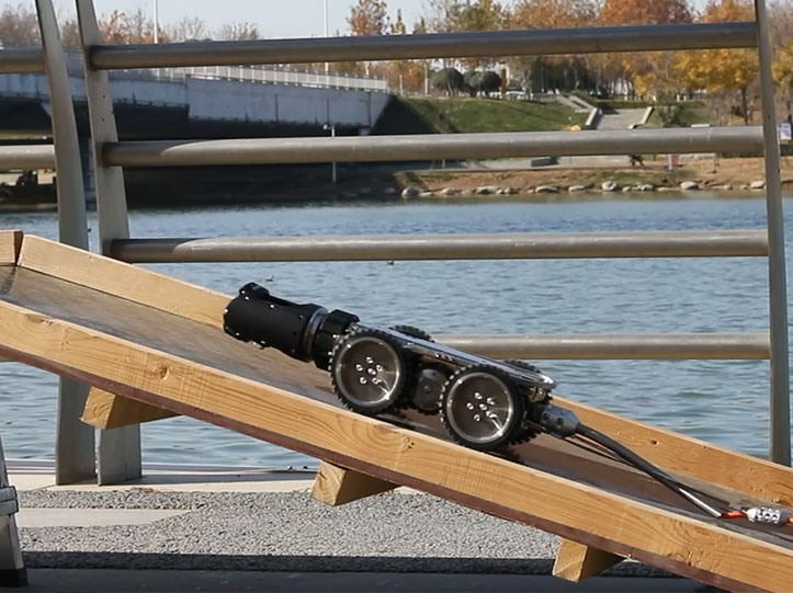 PipeScope S high incline climbing