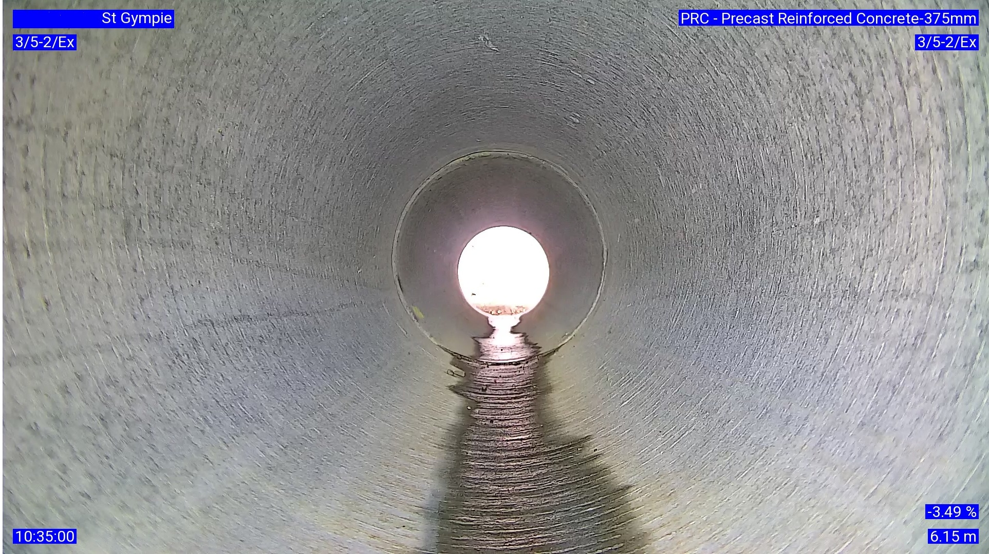 Large stormwater drainage and culvert inspection